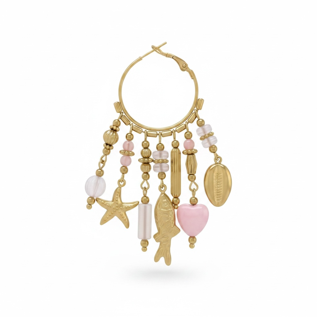 Orecchini charms marini