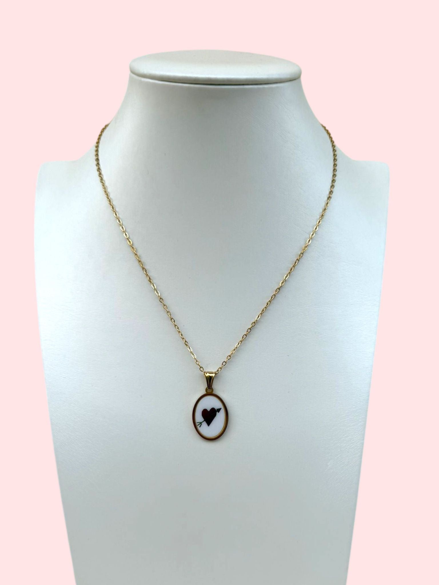 Collana cuore freccia